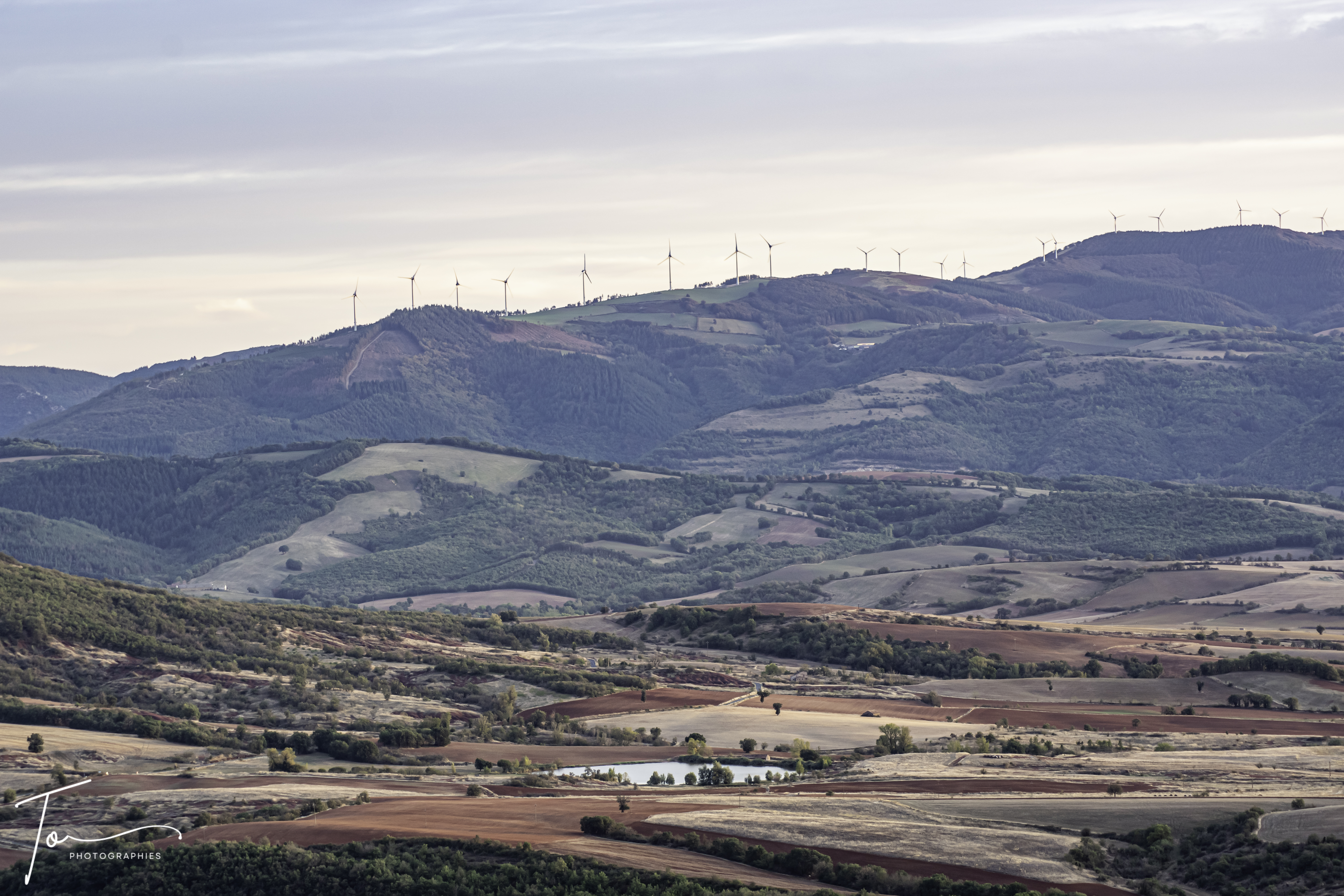 Le Château de Montaigut depuis Lapeyre