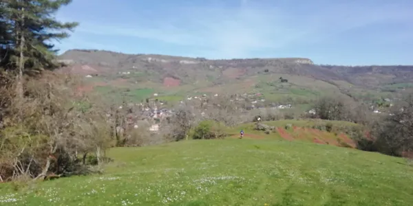 Point de vue sur le parcours Terra Trail circuit de Bruejouls