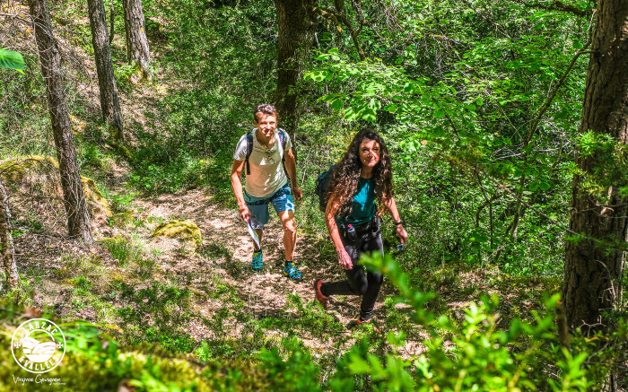 Sur le chemin au dessus de la Source