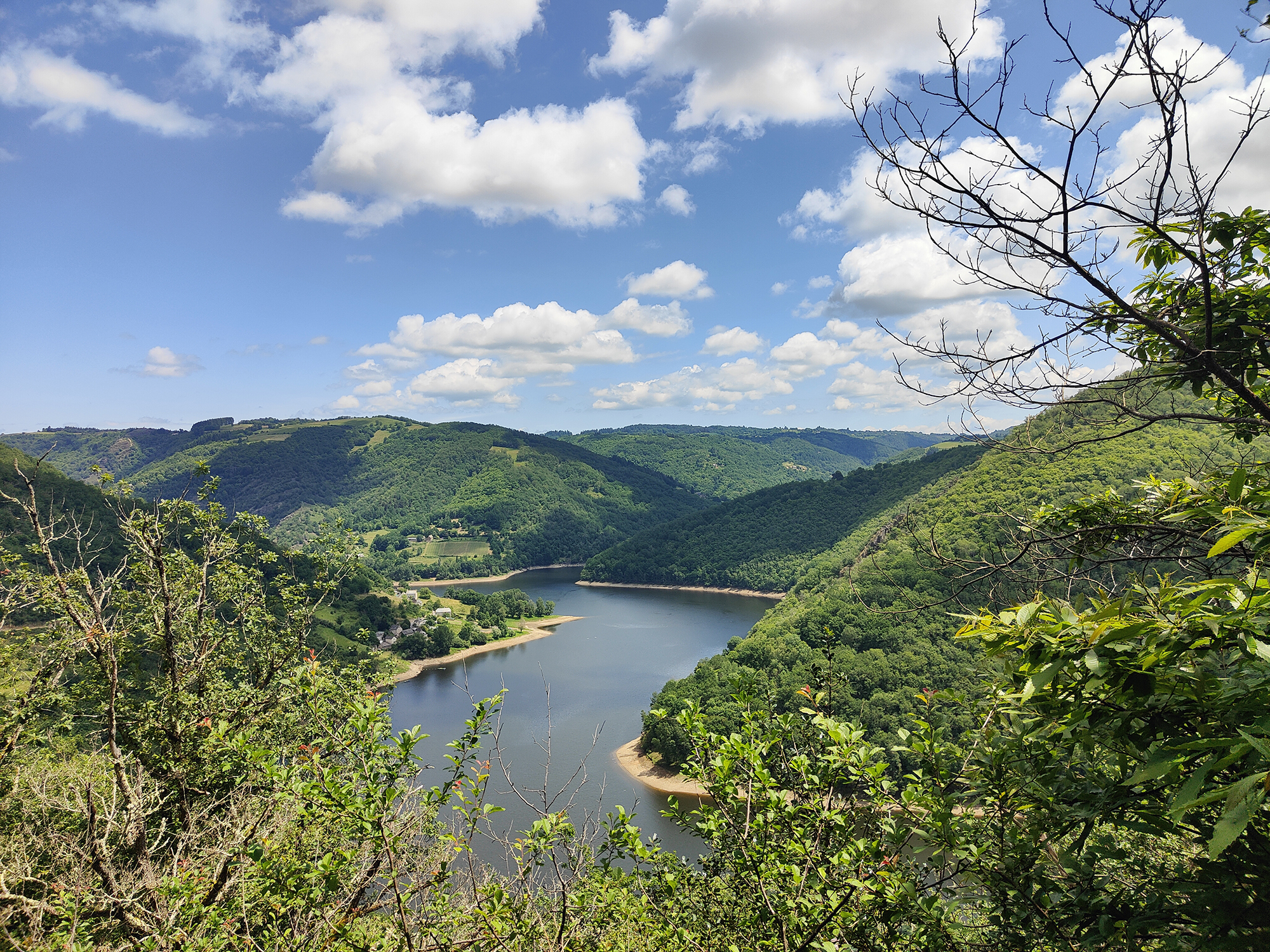 Vue sur la vallée de la Truyère