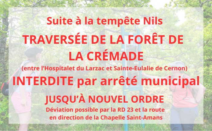 De l'Hospitalet-du-Larzac au Viala-du-Pas-de-Jaux à pied